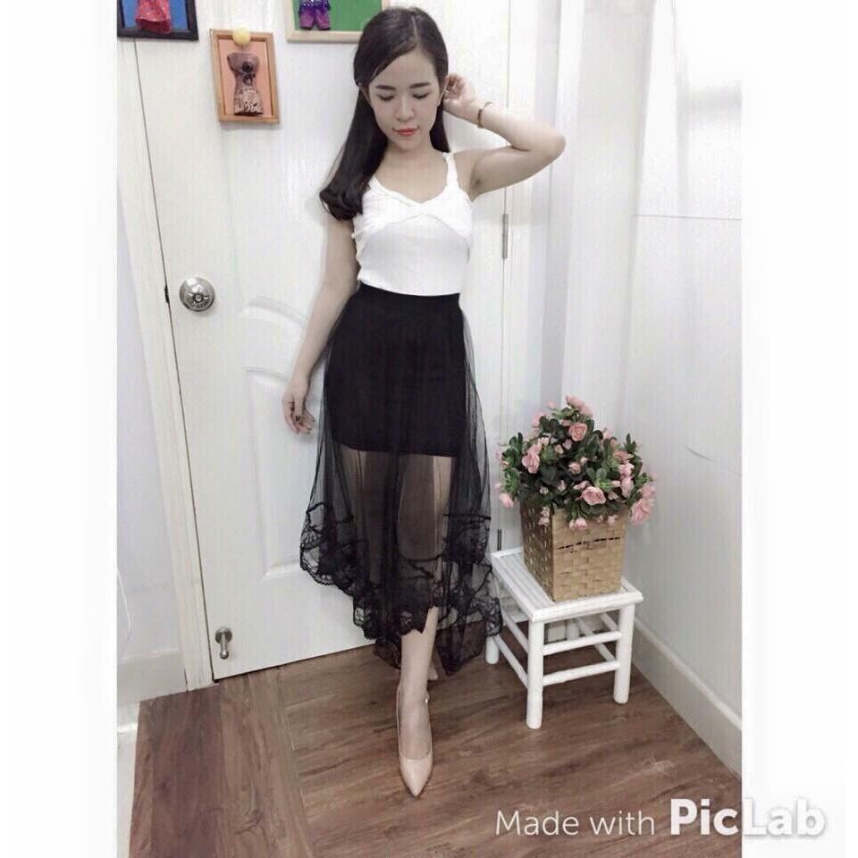 Chân váy MIDI đuôi cá thật xinh