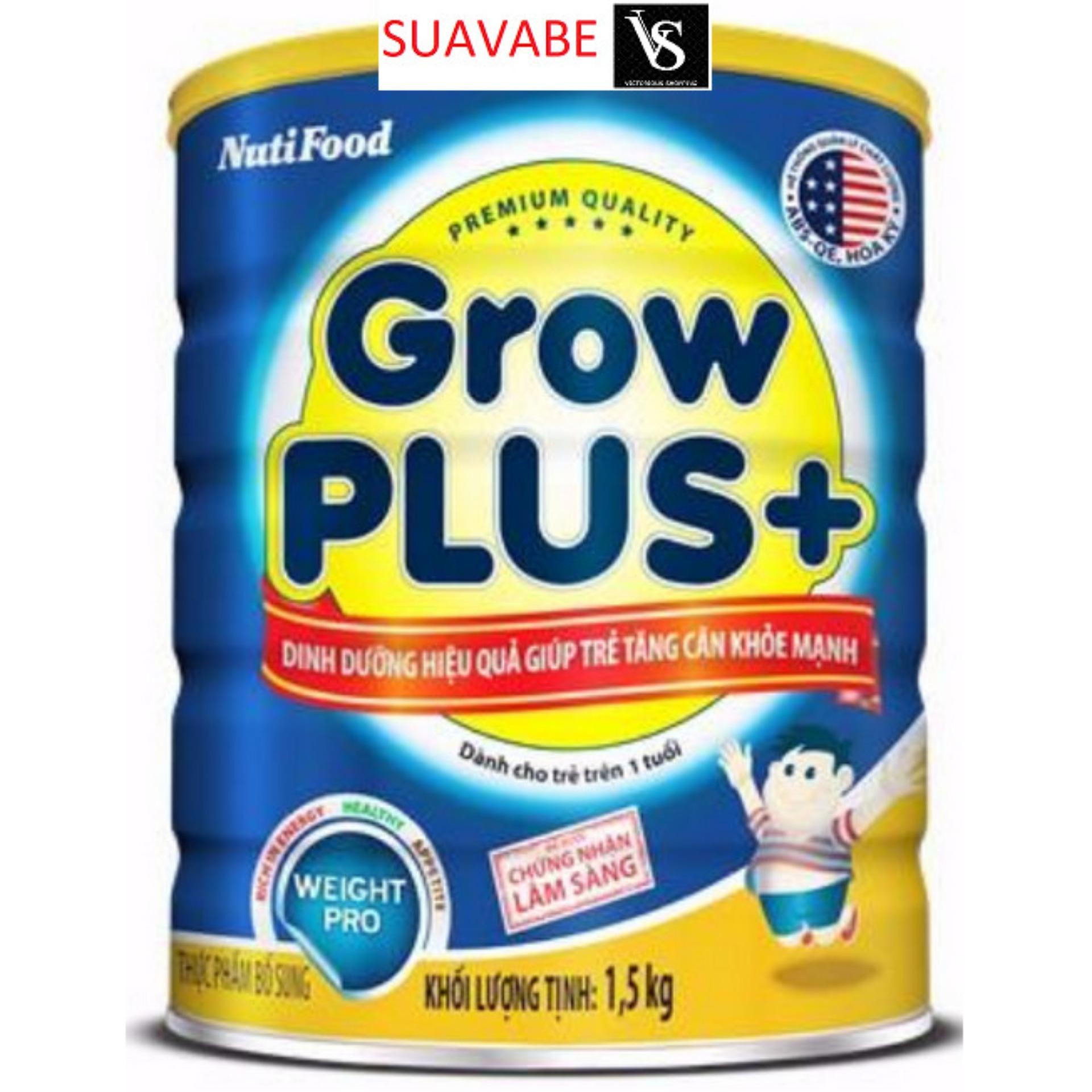 Sữa bột Nuti Grow Plus + 1.5kg (Xanh)