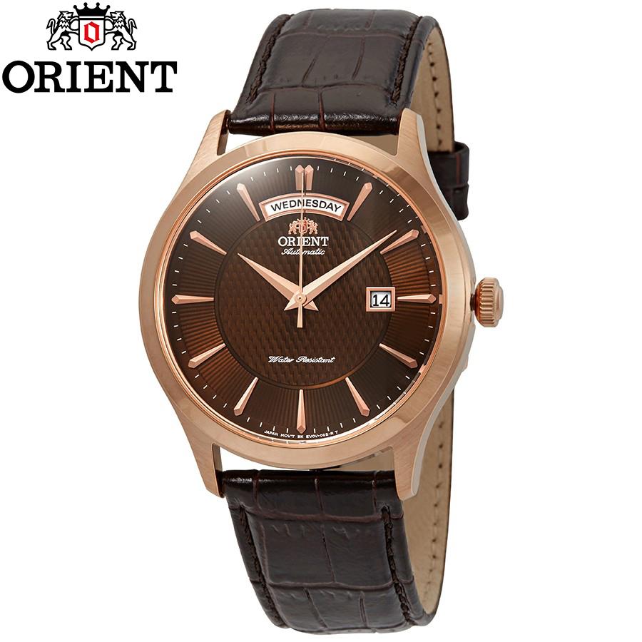 Đồng hồ nam dây da Orient FEV0V002TH