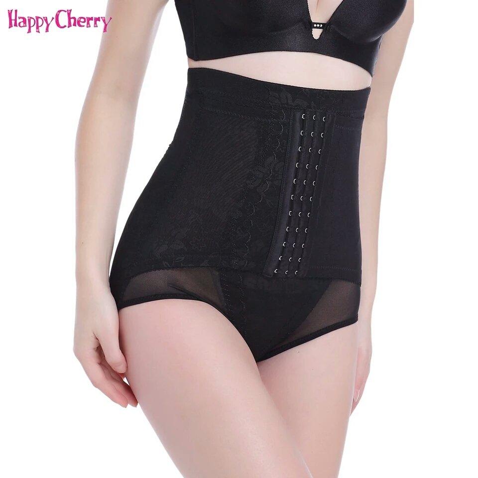 quần gen nịt bụng cạp cao có thanh chống cuộn