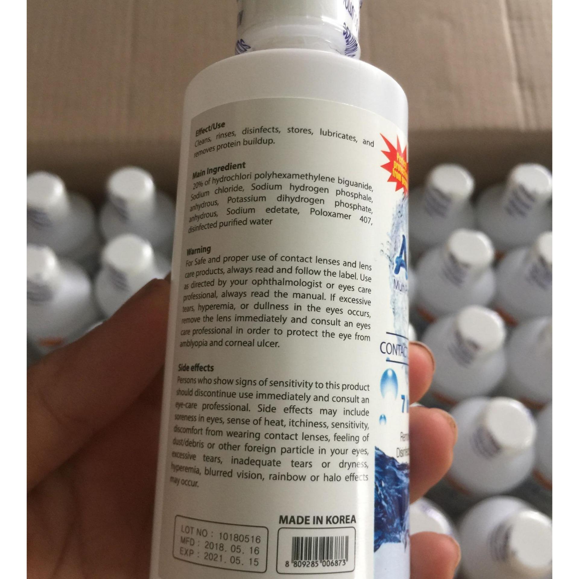 [HCM]nước ngâm lens Aqua 150ml
