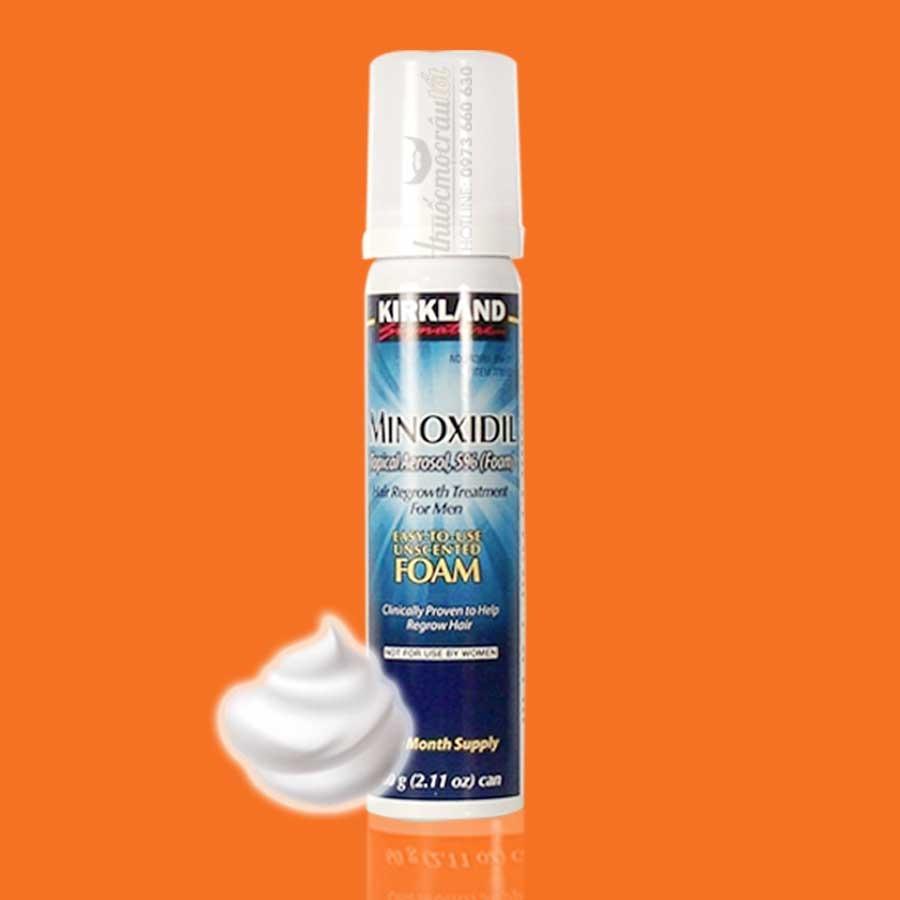 Thuốc mọc râu minoxidil 5% dạng bọt