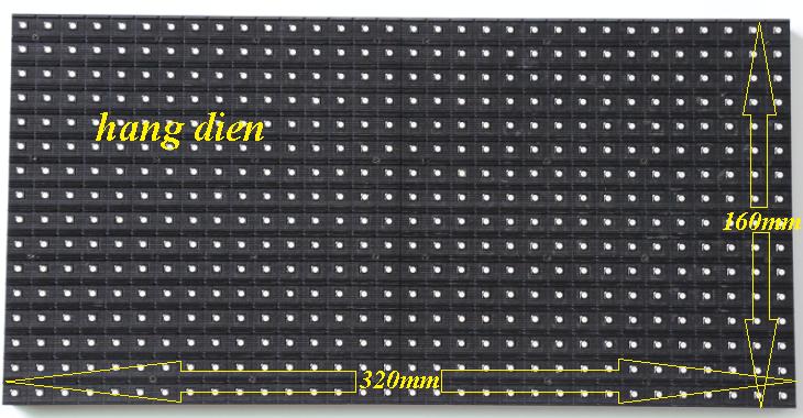 LED P10 module full color indoor 320 *160 mm Loại Tốt linh kiện dán