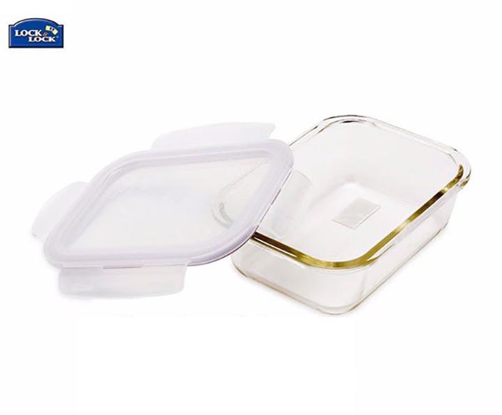 [HCM]Hộp thủy tinh Lock&Lock 530ml hình chữ nhật