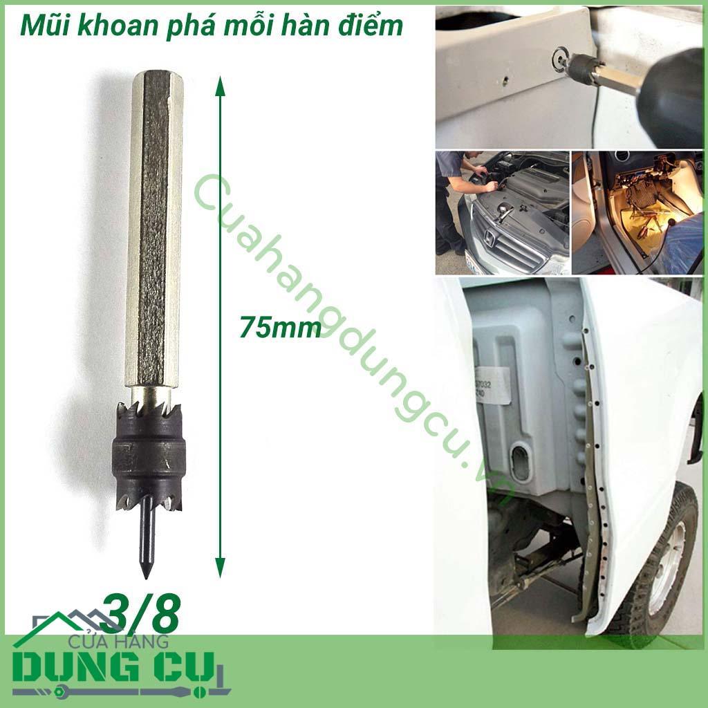 Mũi khoan tháo mối hàn điểm 3/8inch