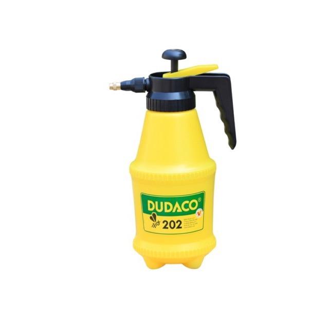 Bình tưới cây xịt nước phun thuốc bơm tay Dudaco 2 lít (vàng)