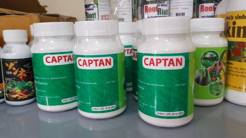 thuôc trị nấm cho cây Captan thái lan