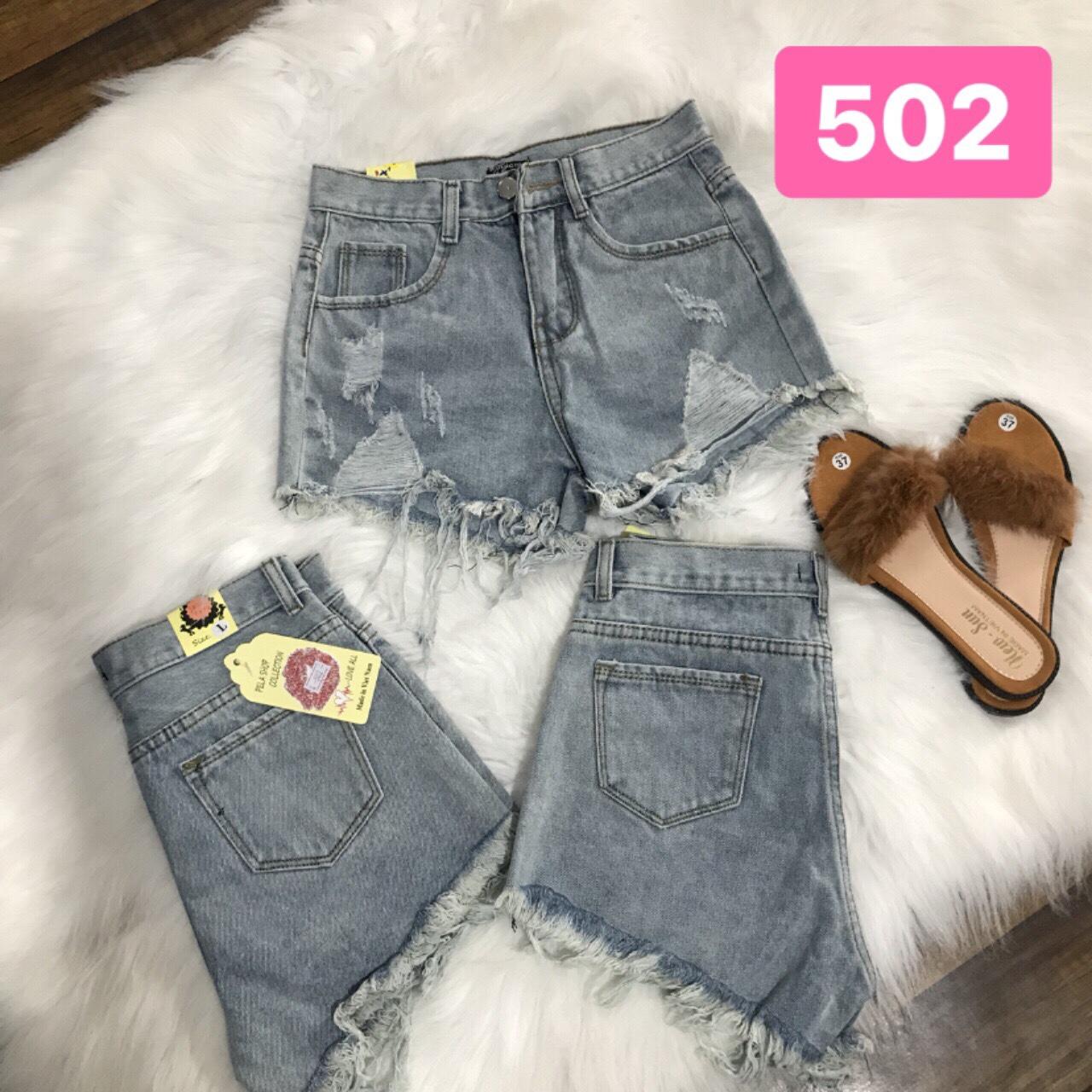 QUẦN SHORT JEAN NỮ 502