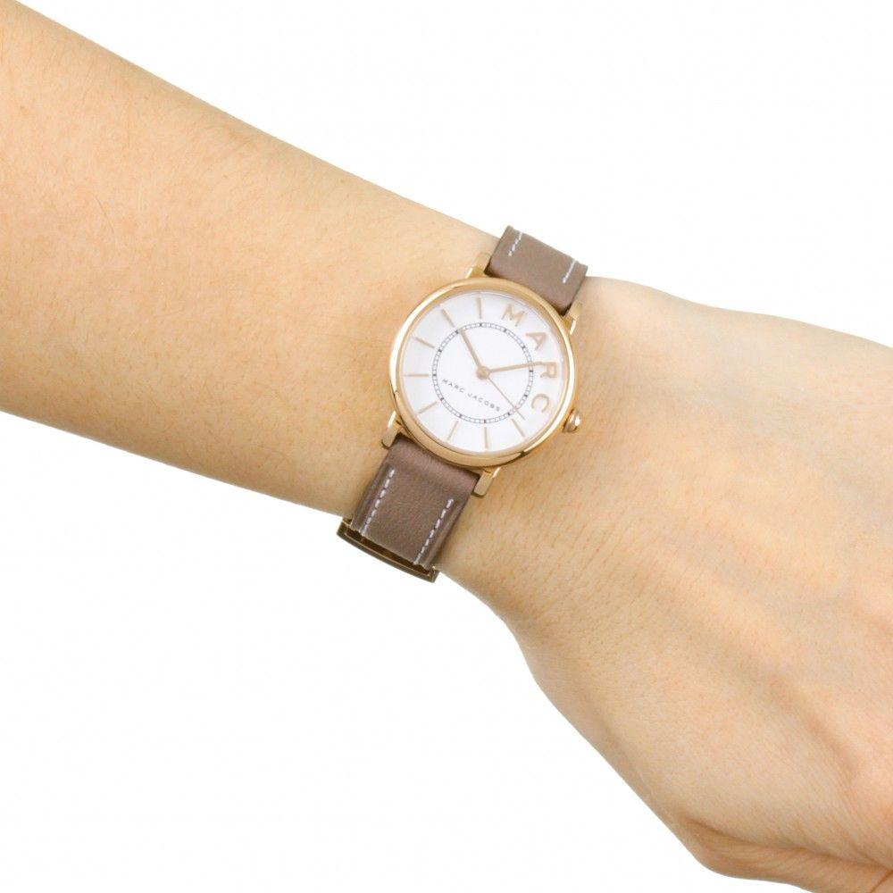 Đồng hồ nữ Marc JaCobs MJ1538 dây da size 28mm (Nâu)