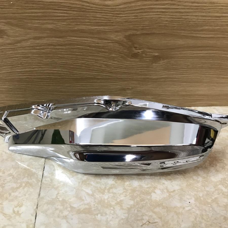 Bộ 4 món Air Blade 2013 - 2021 (Gác chân Inox + Bô E + Che bô + Quạt mạ crom xi) Cao Cấp