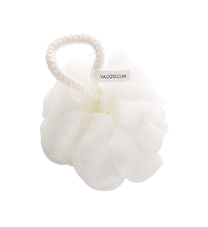 [HCM]Bông Tắm Hàn Quốc Vacosi Plastic Bath Sponge Bp21 ( Trắng )