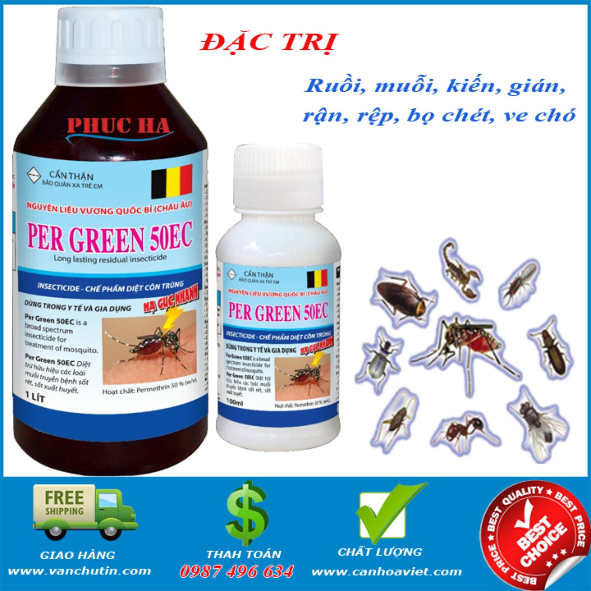 [HCM]Thuốc diệt Gián PER GREEN 50EC 100ml