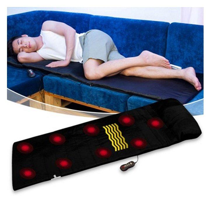 Nệm nằm massage toàn thân 9 điểm 4 vùng cơ thể Fiamma Shop (Đen)