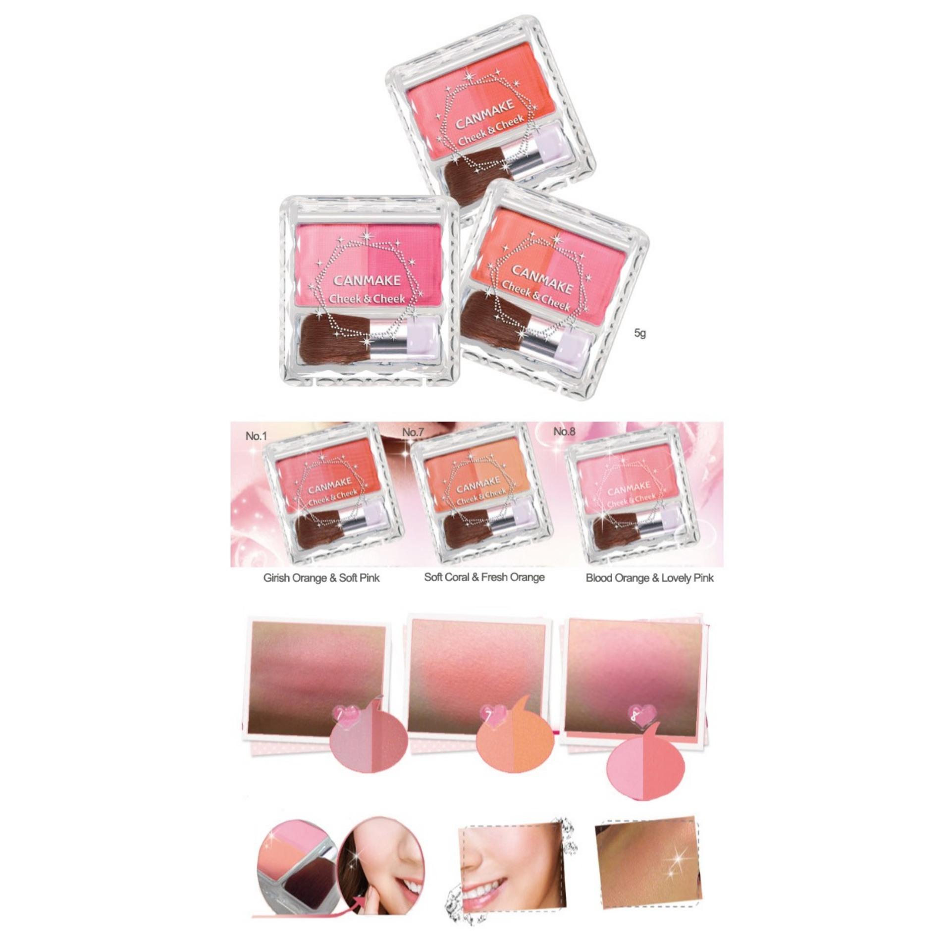 Phấn má Canmake cheek&cheeck 08 5g