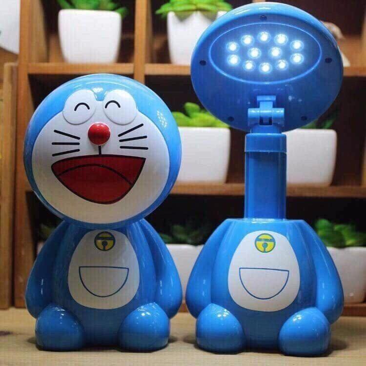 Đèn Led để bàn chống cận hình Doraemon cho bé (Xanh)