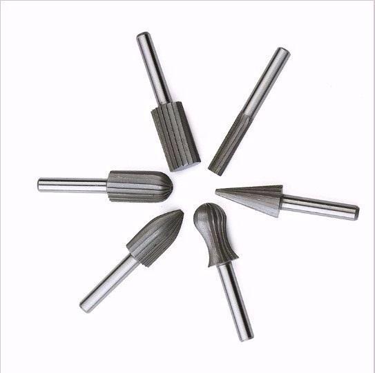 Bộ 6 đầu mài gỗ thép Carbon dùng Diy