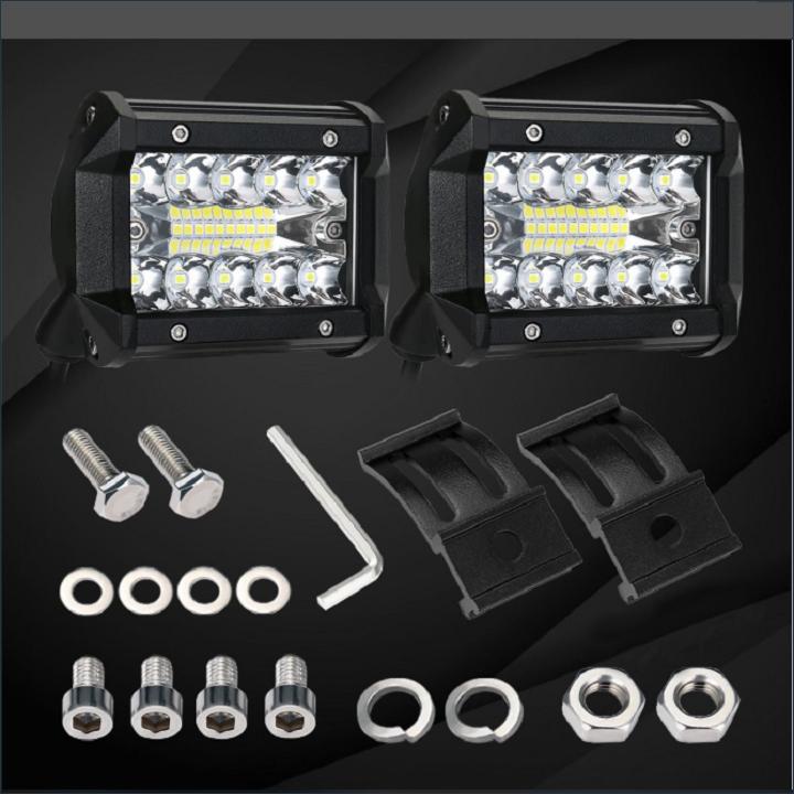 ĐÈN LED TRỢ SÁNG XE MÁY - Ô TÔ - 20LED 60W