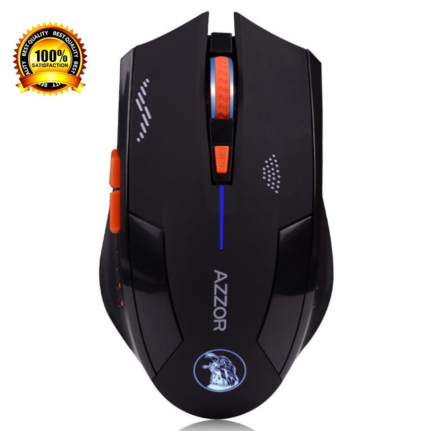[Tặng lót chuột] Chuột Azzor Eagle Pin Sạc Không Dây Version 3 Click cực êm