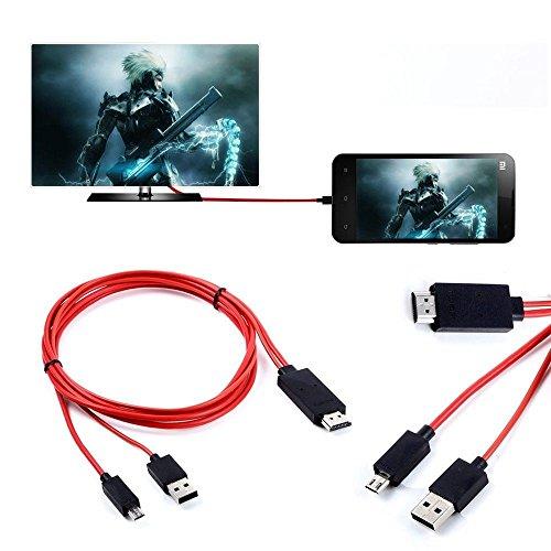 Bộ Cáp HDMI Micro USB chuẩn MHL - (Đỏ)