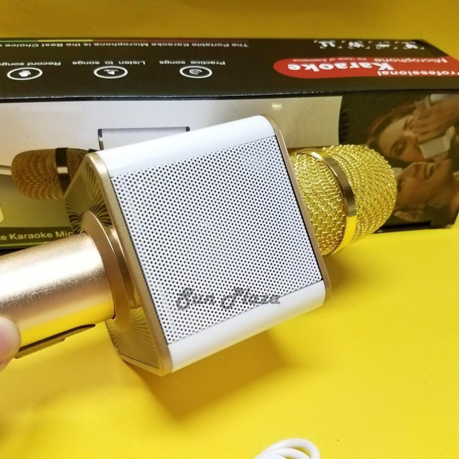 Mic hát karaoke SD-08 kèm loa Bluetooth (âm thanh cực to)