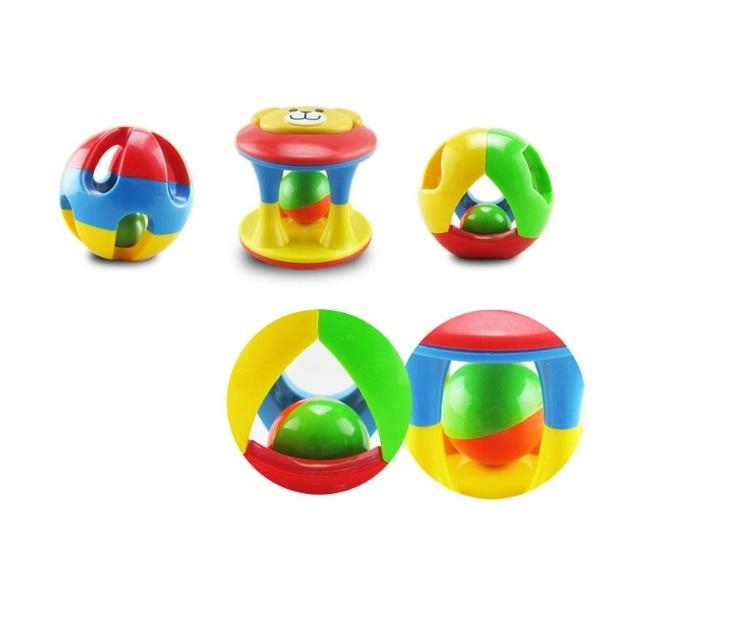 Lục Lạc Xúc Xắc 3 Món Tập Bò Cho Bé