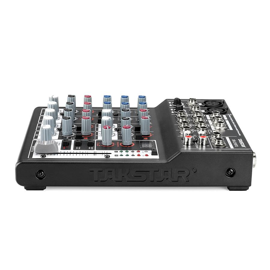 [Trả góp 0%]Mixer thu âm USB 10 cổng có effect Takstar XR-210FX