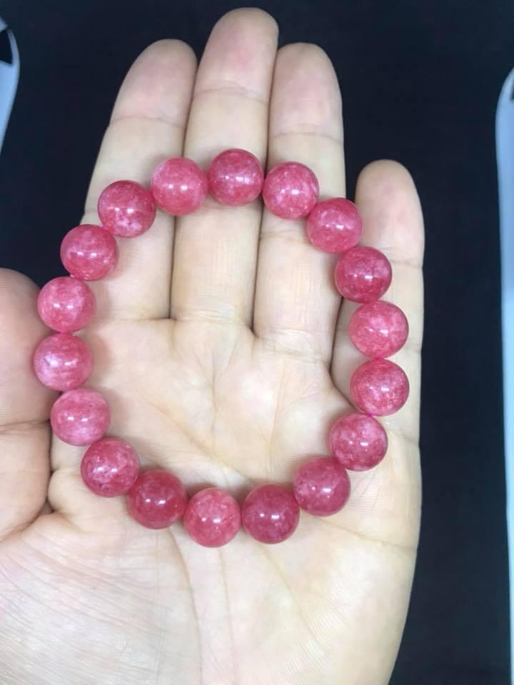 [HCM]VÒNG TAY ĐÁ RUBY HỒNG NGỌC 10LY