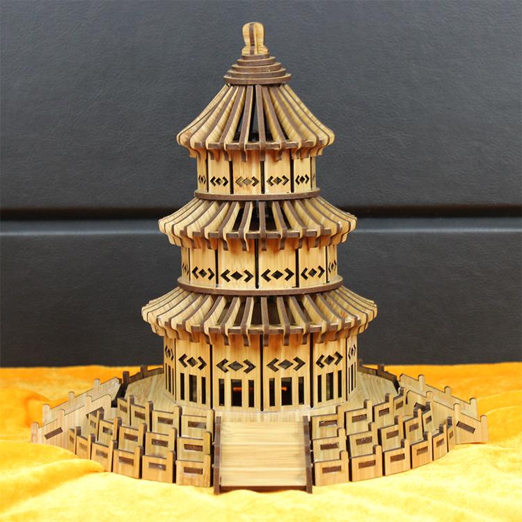 Đồ chơi lắp ráp gỗ 3D Mô hình Tháp Thiên Đường