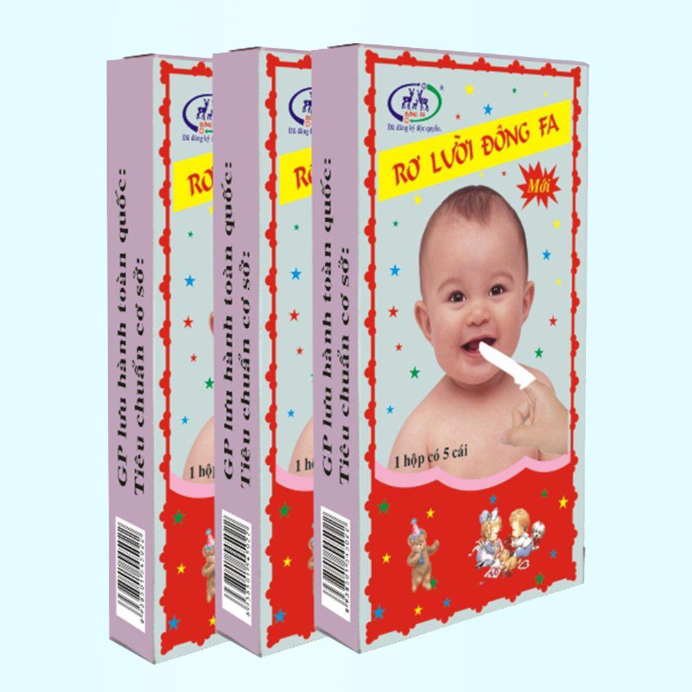 Bộ 10 hộp gạc rơ lưỡi đông pha 3 con nai