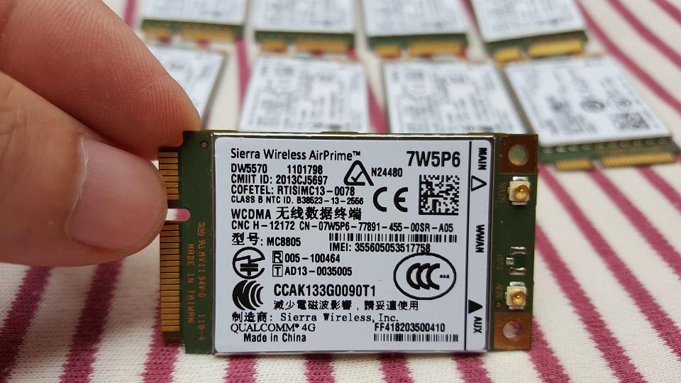 [HCM]Card WWan 3G Dell Wireless DW5570 - MC8805 dùng cho laptop Dell E7240, E7440, M4800, M6800, E6540, E5440