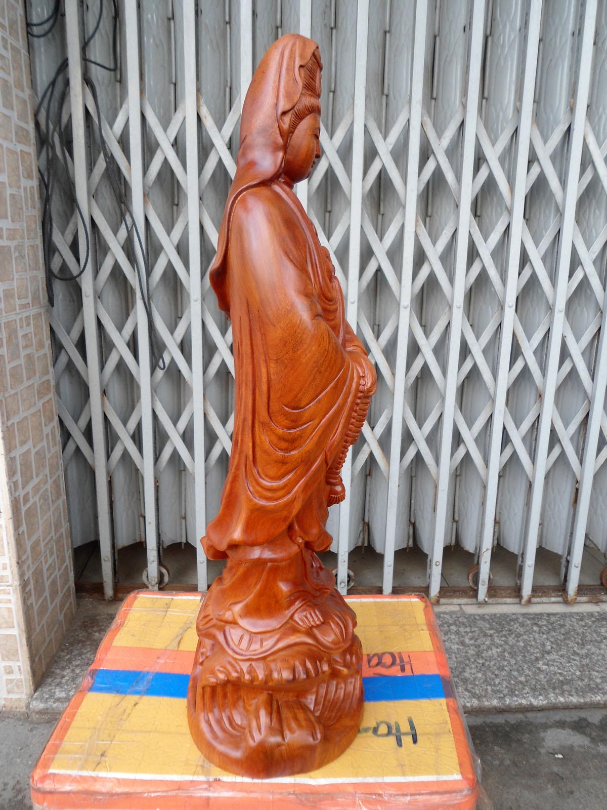 Tượng Phật Bà Quan Âm cao 60cm