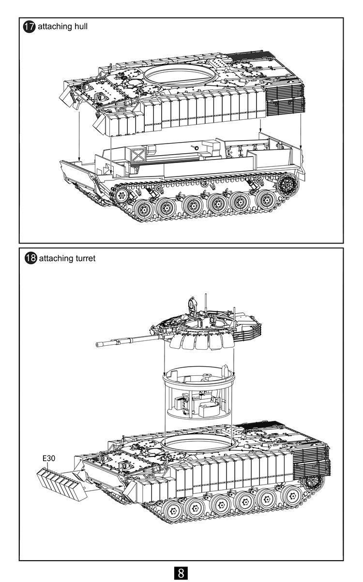 Mô hình lắp ghép xe chiến đấu bộ binh BMP-3