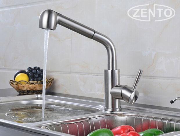 Vòi rửa bát nóng lạnh inox 304 Zento SUS3315