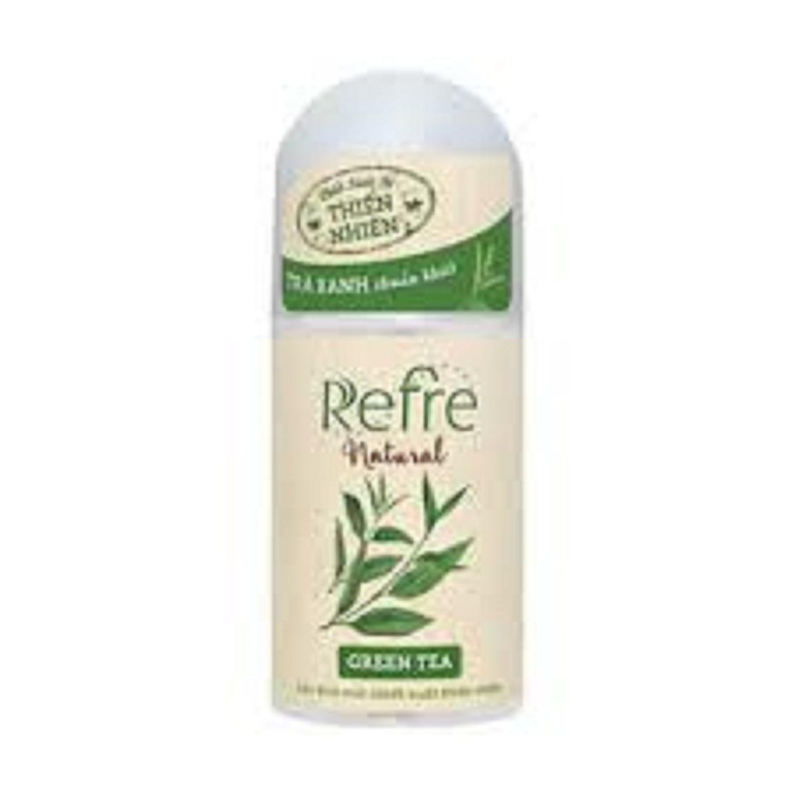 Lăn Khử Mùi Refre Natural Chiết Xuất Trà Xanh 40ml