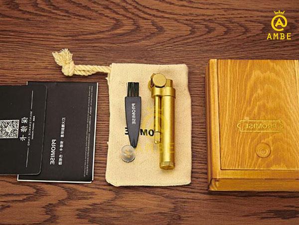 Bật lửa xăng đá đồng Promise BNC 004Y