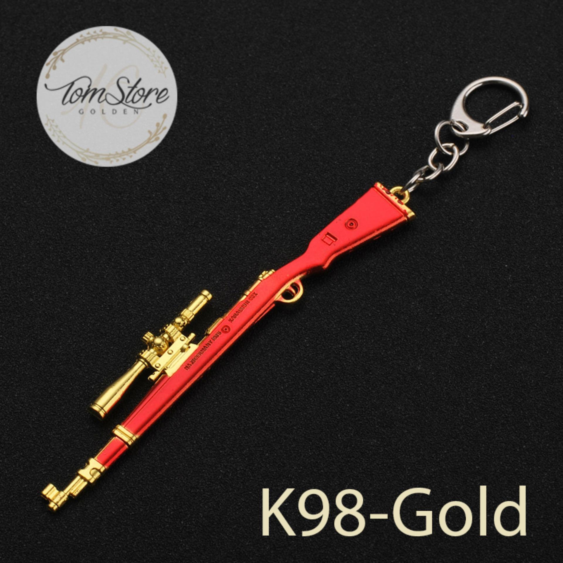 Móc khóa mô hình PUBG - K98 Gold _ts407