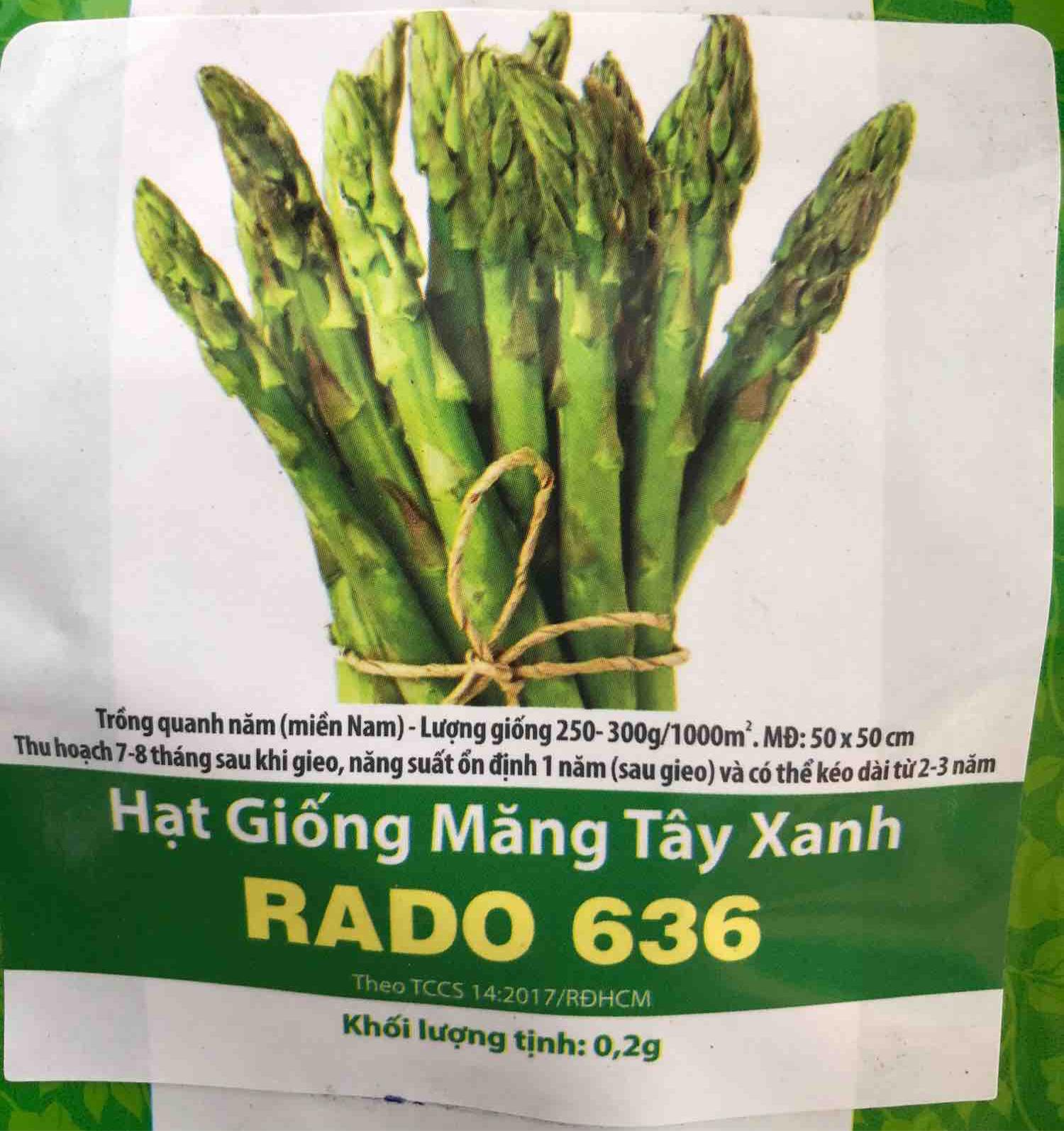 Hạt giống măng tây 5gói