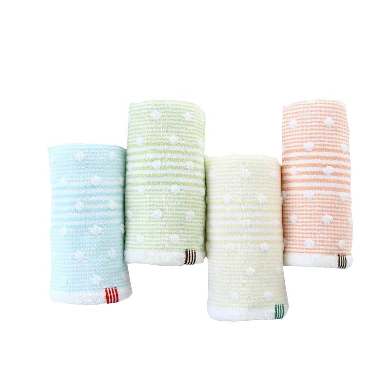 Hàng Xuất Khẩu Nhật Bản-Khăn Mặt 100% Cotton Vải Xô Bông Rửa Đồ Gia Dụng Người Lớn Mềm Mại Hút Nước 100% Cotton Hai Mặt Khăn Mặt