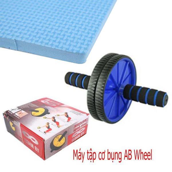 Máy tập cơ bụng AB Wheel (Xanh)