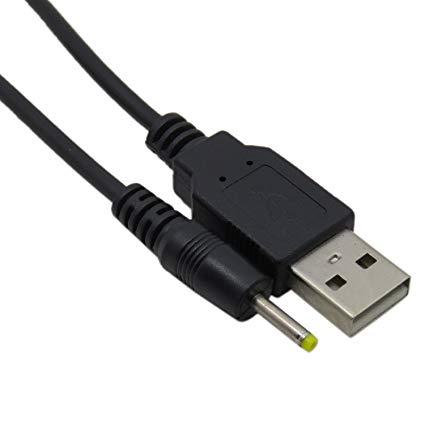 Cable sạc usb chuyển thành jack tròn 5.5mm -  4 x 1.7mm (psp)