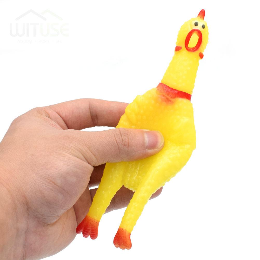 Gà đồ chơi bóp kêu - Size M