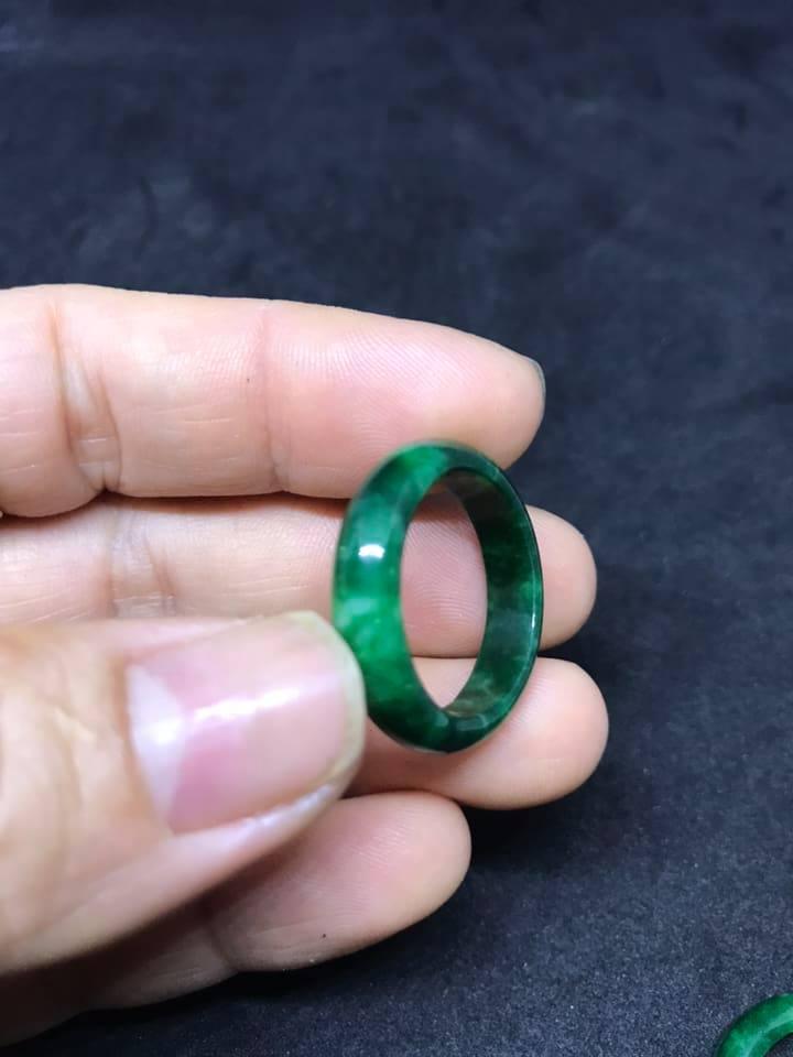 [HCM]NHẪN NGỌC CẨM THẠCH XANH LÁ
