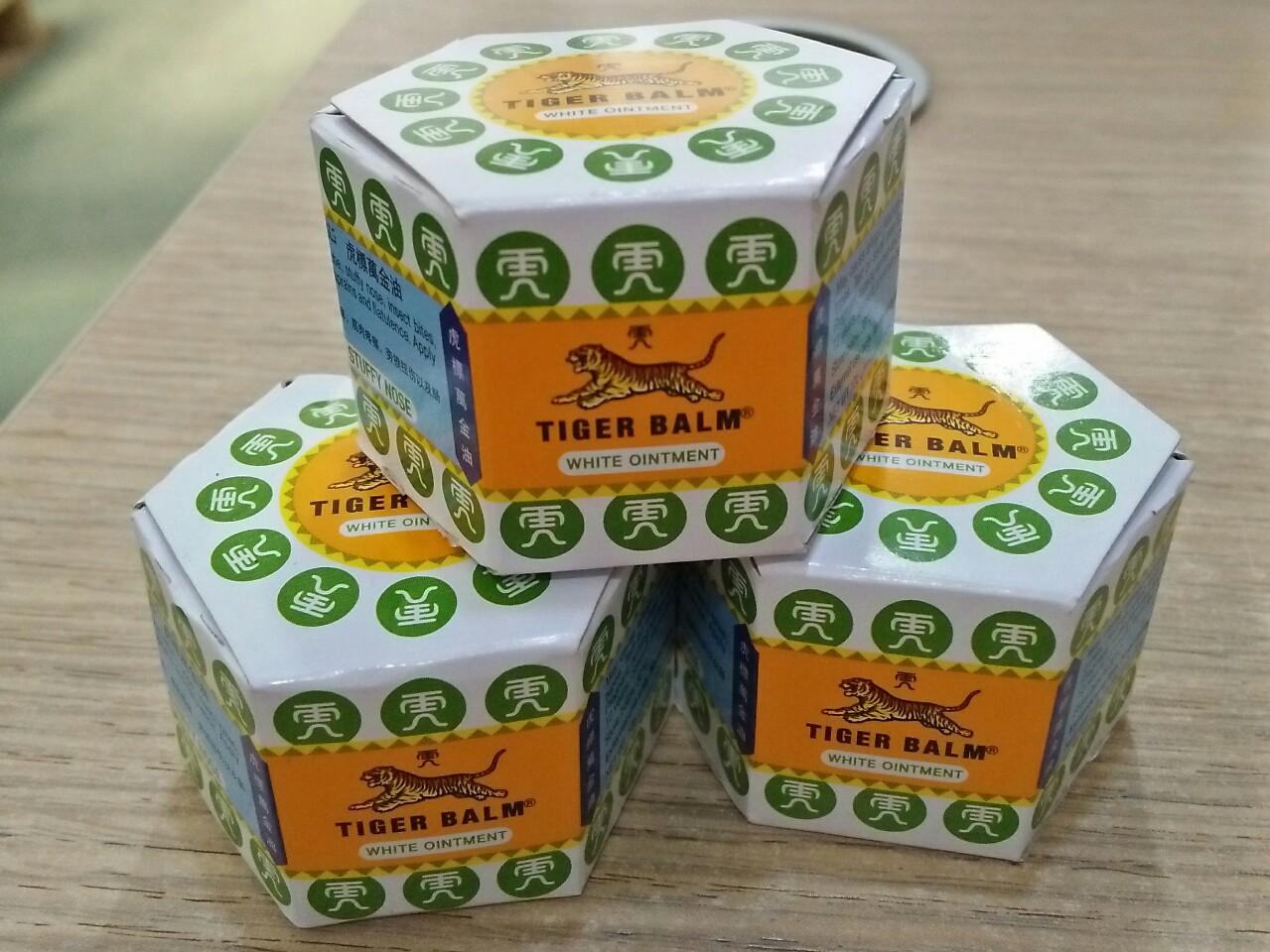 Combo 3 Dầu cù là Tiger Balm White 10gr