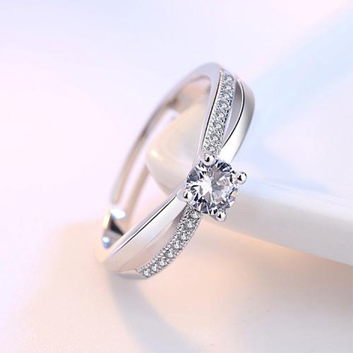 [HCM]Freeship Nhẫn nữ nạm đá zircon BHN22