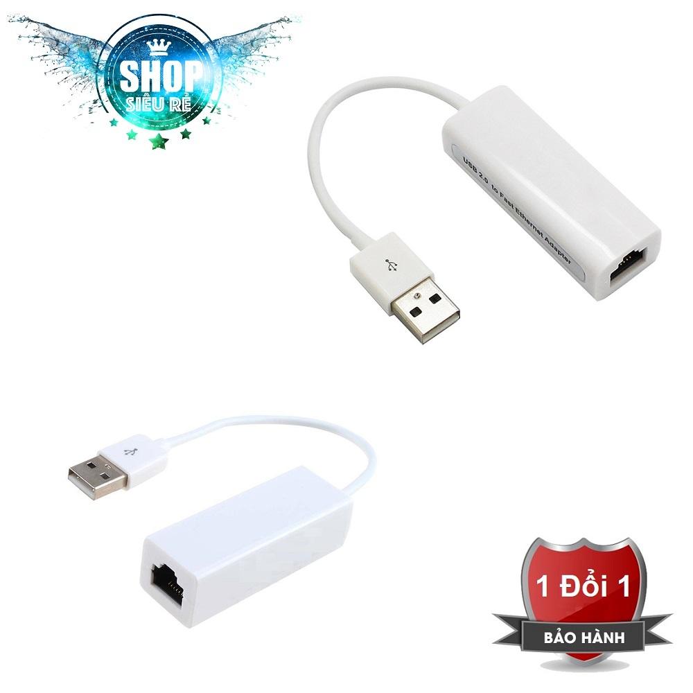 Dây chuyển đổi USB sang Lan trắng