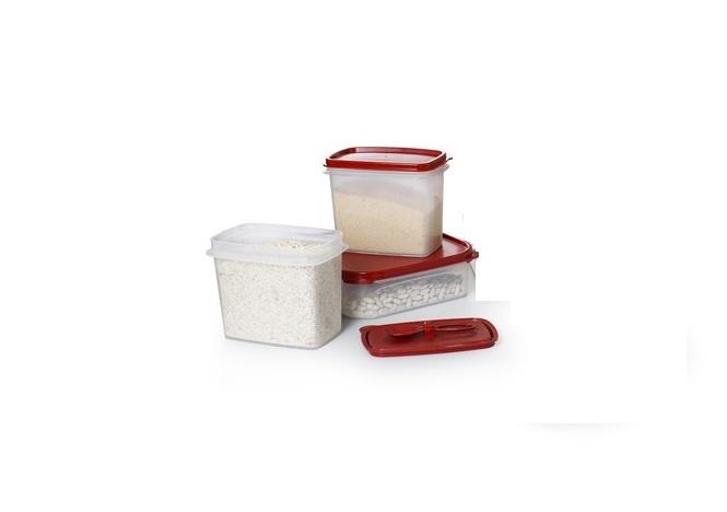 Bộ hộp kệ bếp Modular Mate Vuông & Oval set 8 Tupperware