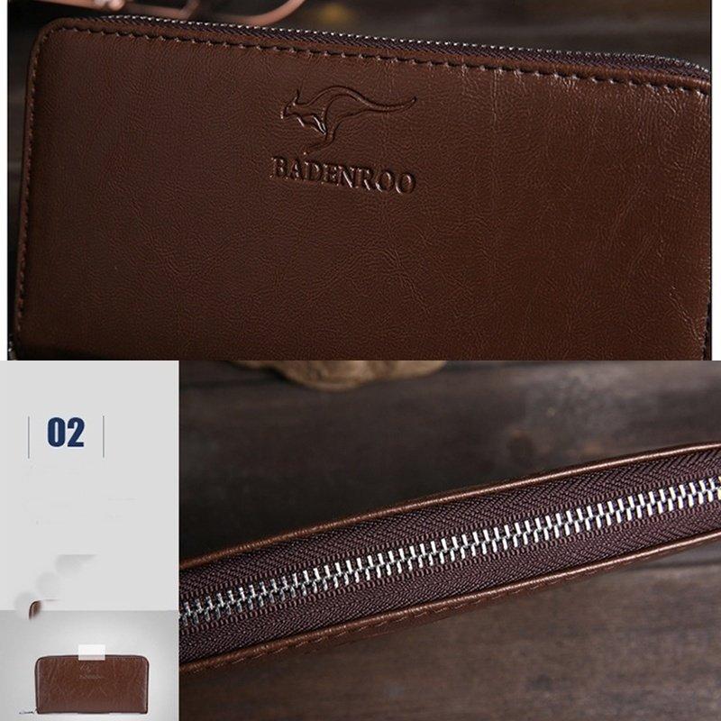 Men and women Long Wallet Leather Money Clip Fashion Card Holder VT 1009D