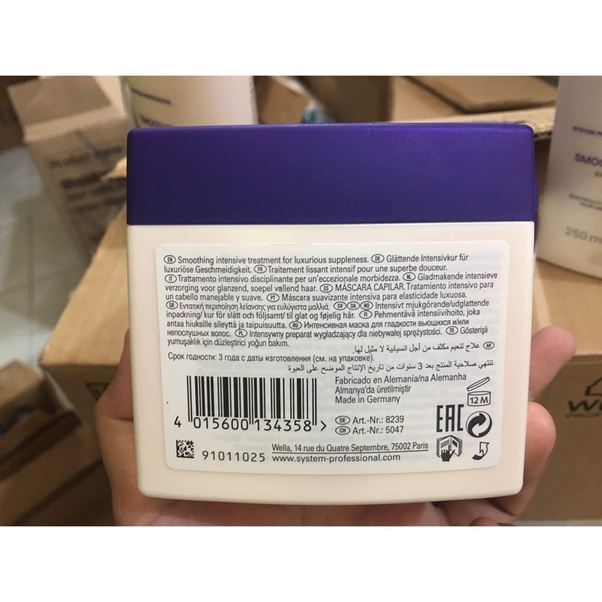 Hấp dầu Sp Wella Smoothen Mask siêu mượt cho tóc thẳng 400ml