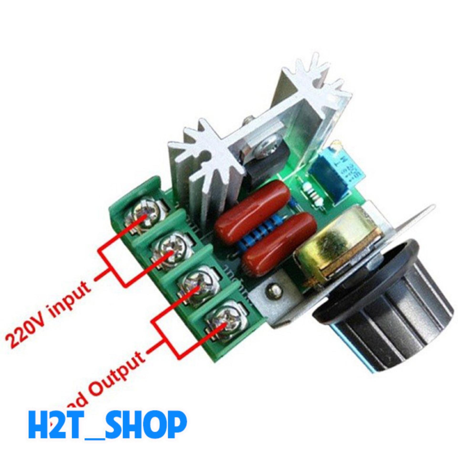 Dimer 2000W 220VAC Điều Chỉnh Điện Áp Thay Đổi Tốc Độ