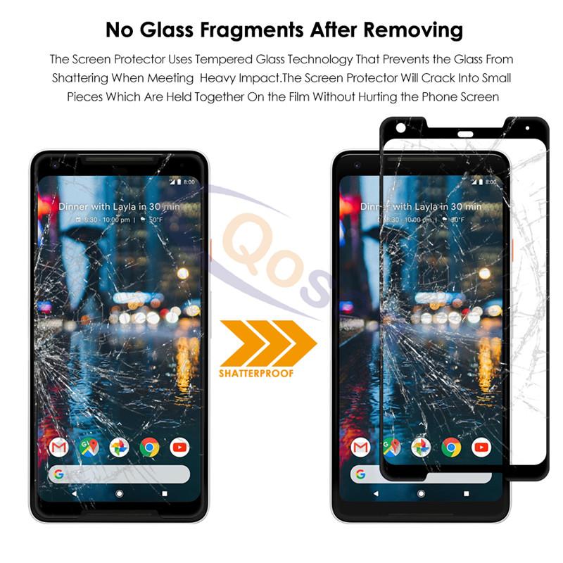 Miếng Dán 4D Full Màn Cho Google Pixel 2XL (Đen)